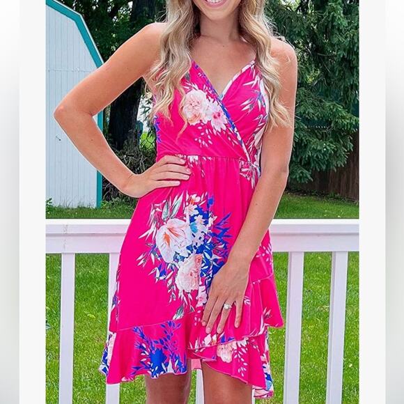 Barbie Pink Floral Summer Sundress dress - Picture 2 of 4